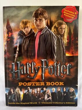 PRE-LOVED HARRY POTTER POSTER BOOK - 2011 - PAPERBACK